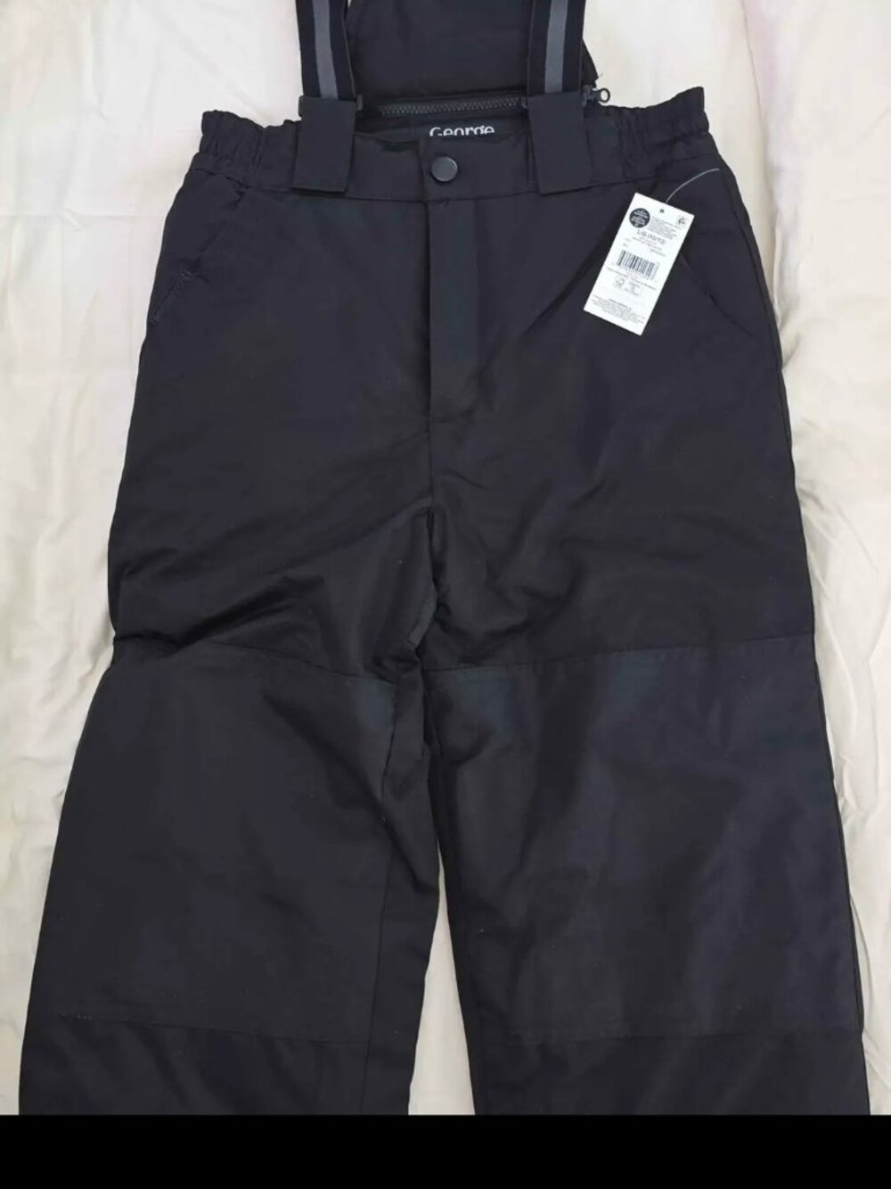 Boy Snow  Pants with detachable bib - Picture 2 of 2